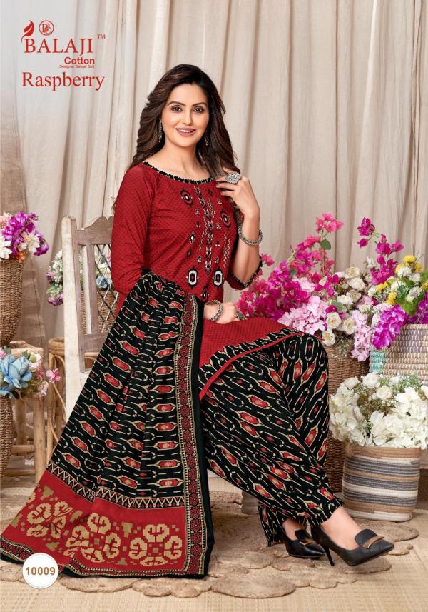 Balaji Raspberry Patiyala Vol-10 Cotton Designer Dress Material